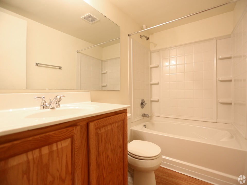 Bathroom at Springwood Apartments in Saint Louis, MO 63121