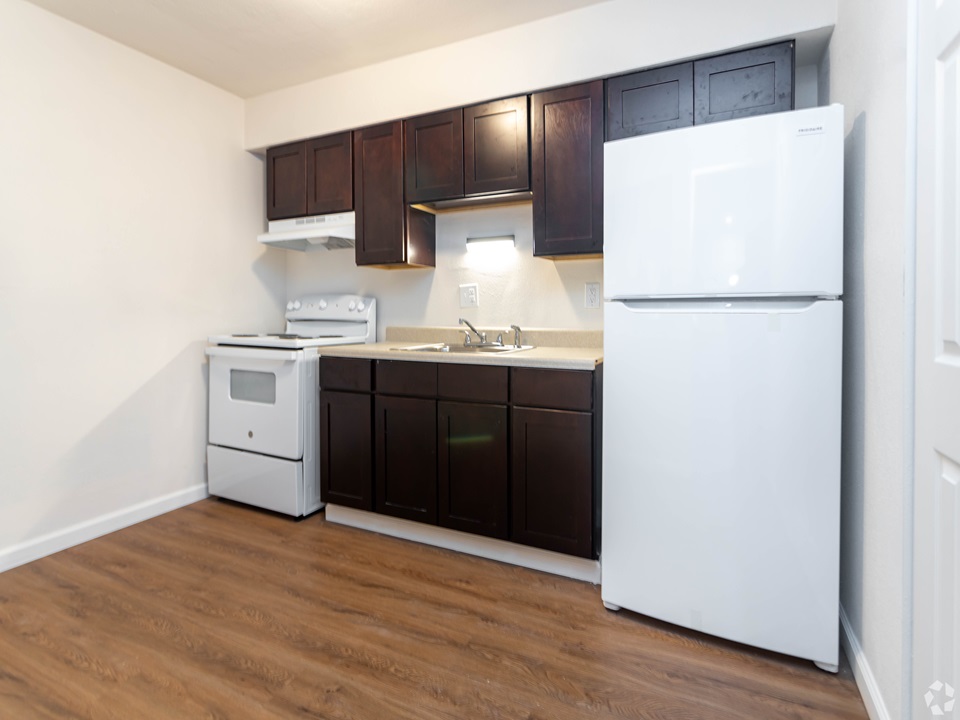 Kitchen at Springwood Apartments in Saint Louis, MO 63121