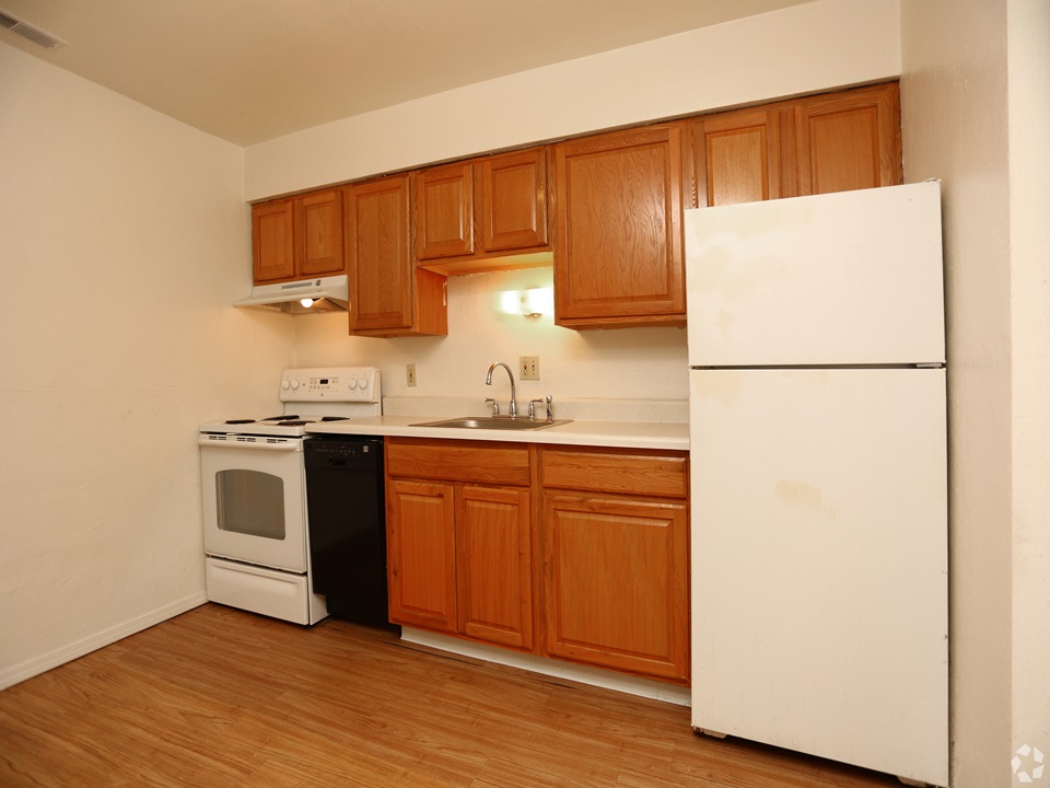 Kitchen at Springwood Apartments in Saint Louis, MO 63121